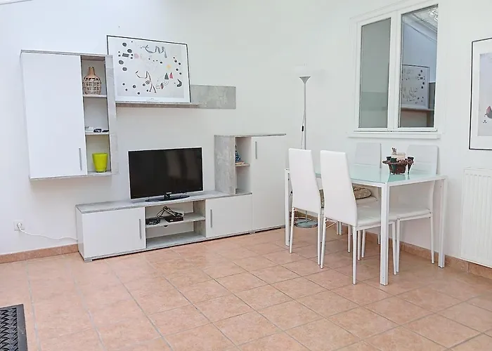 Appt F2 Climatise Avec Jardin Face Aux Thermes Apartament